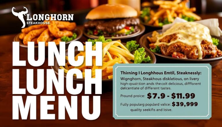 Longhorn Steakhouse Lunch Menu: Delicious Midday Bites