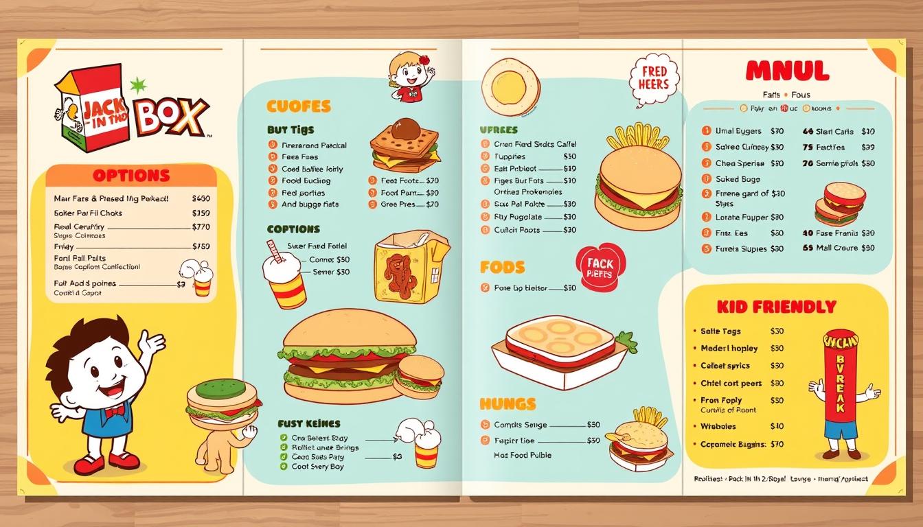 jack in the box kids menu